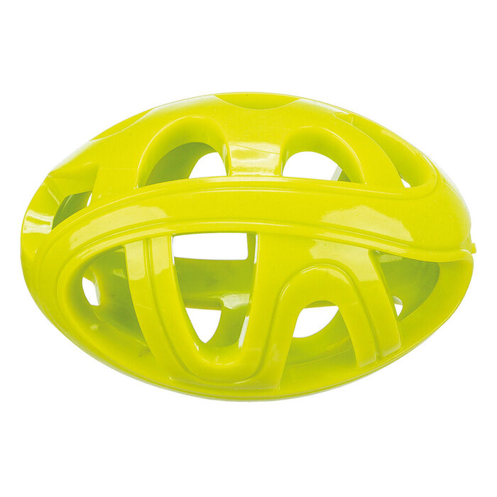 Bola Rugby Alveolar Em Tpr - 11 Cm (Verde Lima)