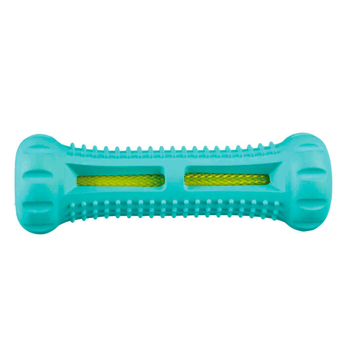 Dentafun - Osso Borracha Natural C/ Recheio Em Corda 14 Cm