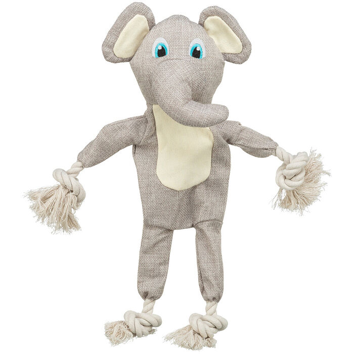 Elefante C/ Corda/Tecido - 42 Cm