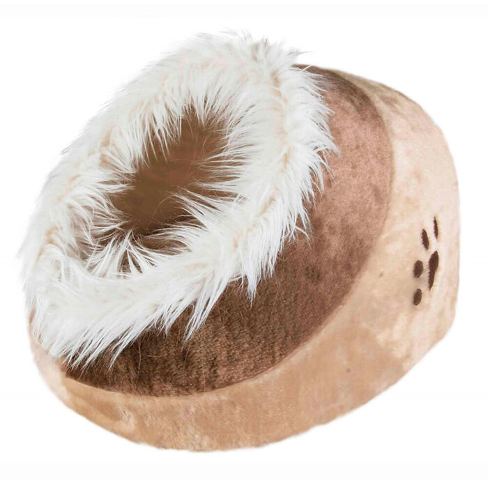 Gruta Minou Em Pelucia 35X26X41 Cm (Castanho)