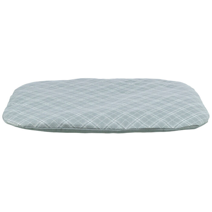 Colchao Oval "Jessie" 65X50 Cm (Cinza/Branco)