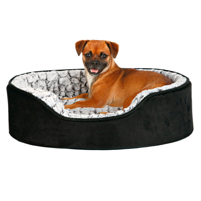 Cama Lino 83X67 Cm (Preto/Cinzento)