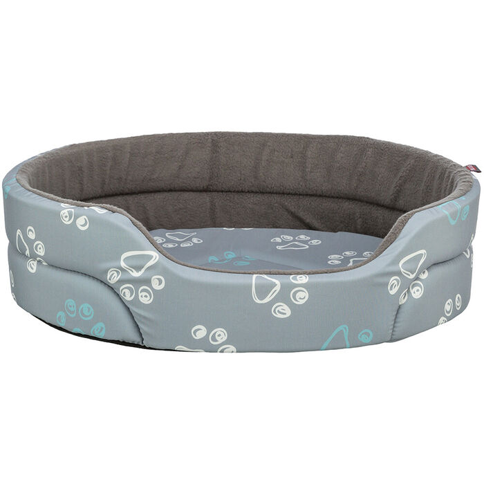 Cama Oval Jimmy 55X45 Cm (Cinzento Claro/Cinzento Escuro)