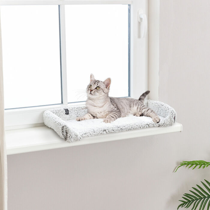 Colchao Fino Calida Para Peitoril 60X25 Cm (Branco-Cinza)