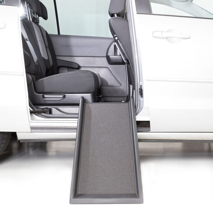 Petwalk - Rampa Em Plastico P/ Acesso Auto 38X100 Cm (Preta)