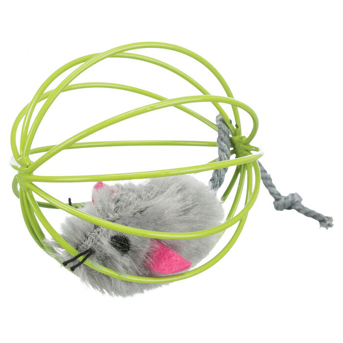 Ratinhos De Pelucia Em Bola De Arame (Caixa C/ 24)