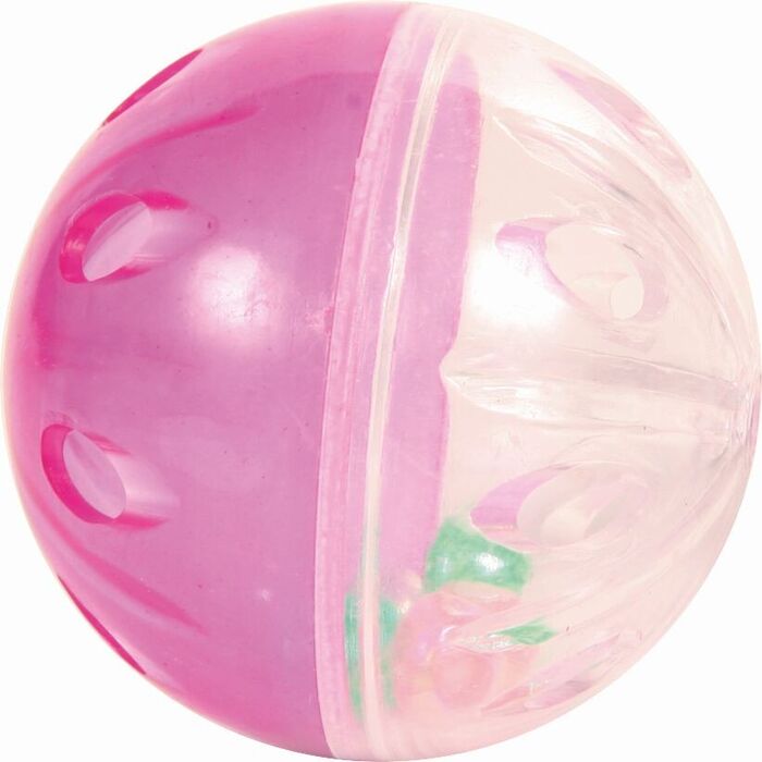 Bolas Chocalho Plastico C/ Guizo E Boneco (Emb. C/ 4)