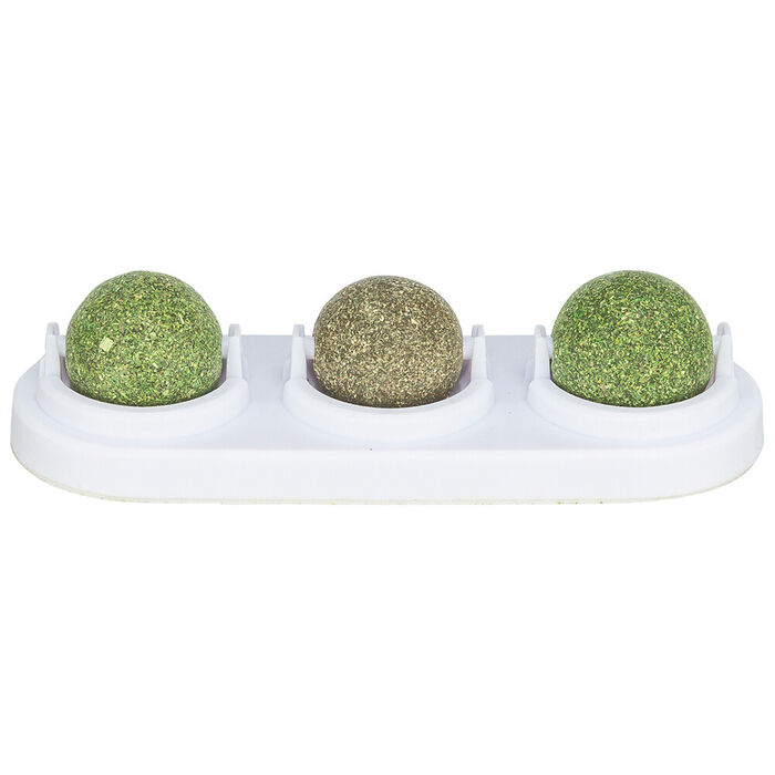 Suporte C/ 3 Bolas (2 Catnip + 1 Matatabi) Ø5 Cm