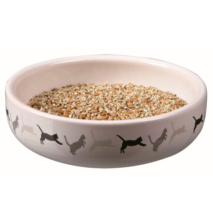 Gamela Ceramica Com Erva De Gato 15 Cm / 50 Gr