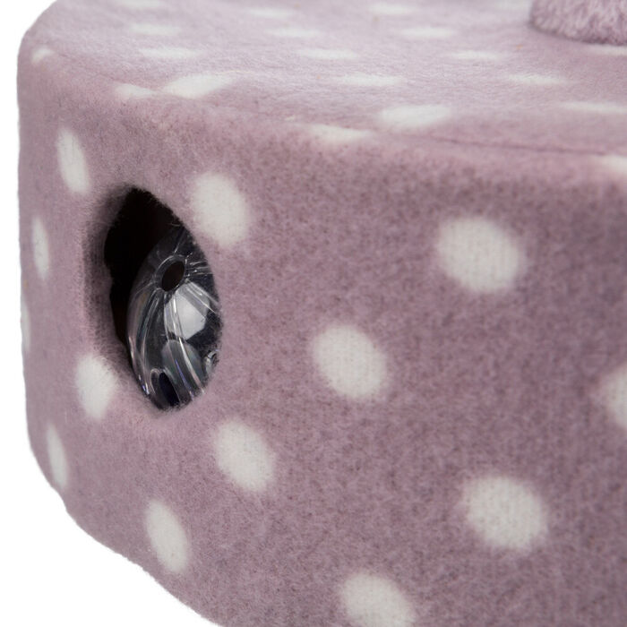 Junior Arranhador Em Poliester Macio Ø 26X47Cm (Lilas Claro)