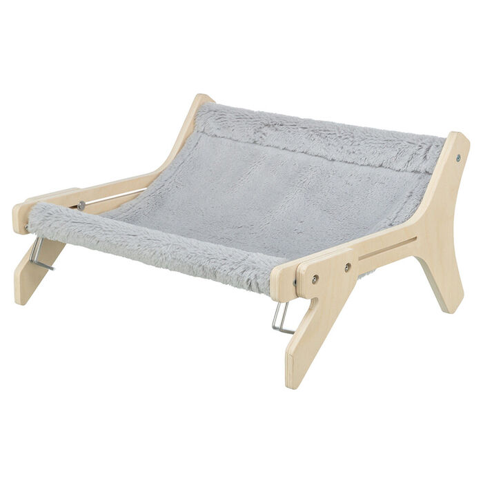 Hammock P/ Gatos C/ Aplicaçao P/ Cama Ou Radiador (Cinza)