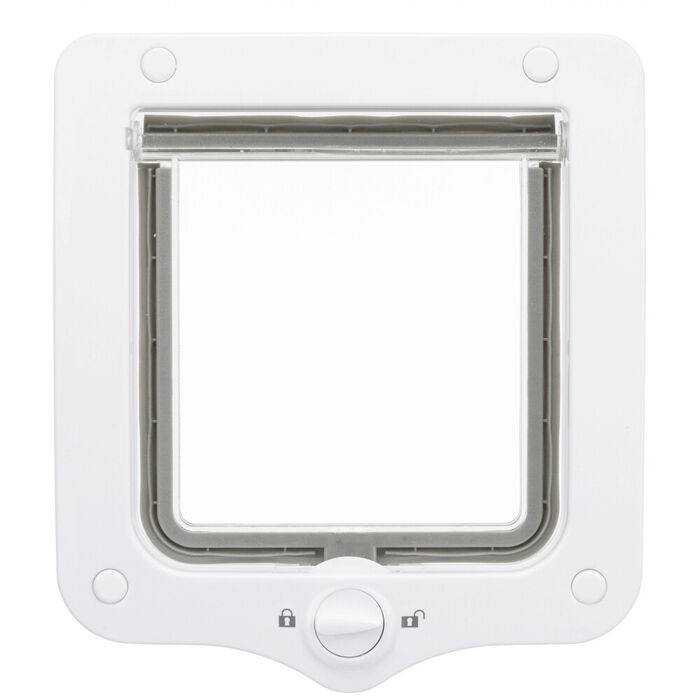 Porta Trixie 2 Funçoes P/ Gato 20X22 Cm (Branco)
