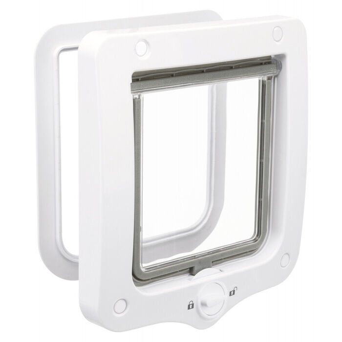 Porta Trixie 2 Funçoes P/ Gato 20X22 Cm (Branco)