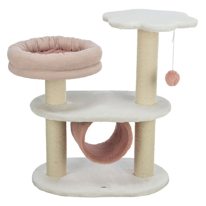 Arranhador Isabella (Branco/Rosa) - 70 Cm