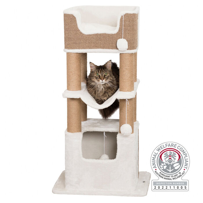 Arranhador Lucano P/ Gatos (Branco/Sisal)