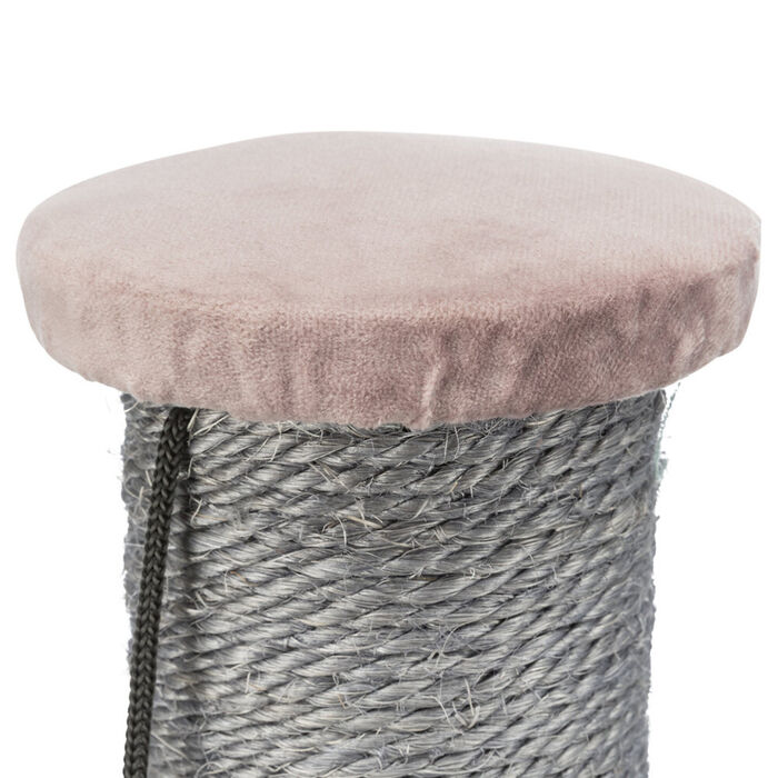 Arranhador Livia - 64 Cm (Cinza/Rosa)