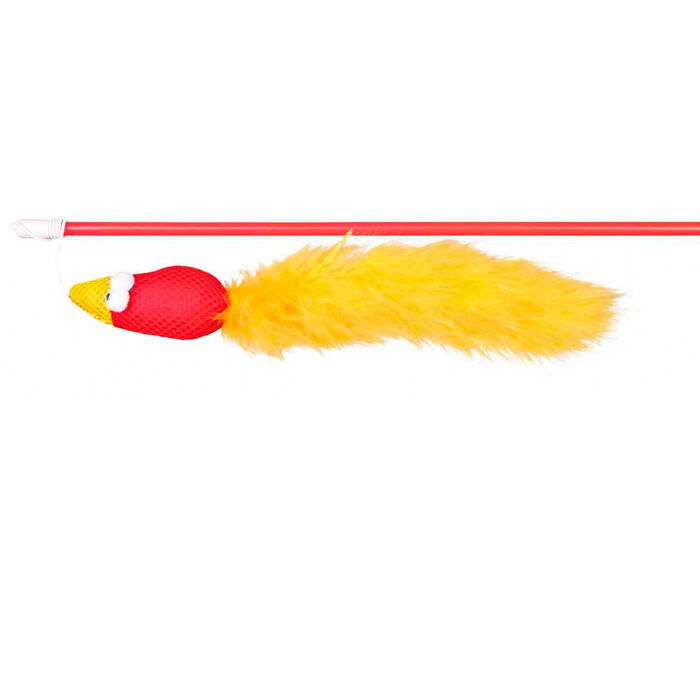 Bastao C/ Passaro P/ Gatos - 50 Cm