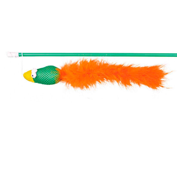 Bastao C/ Passaro P/ Gatos - 50 Cm
