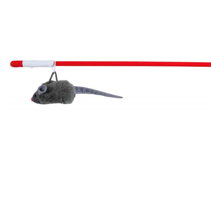 Bastao Squeaky C/ Rato C/ Som - 47 Cm