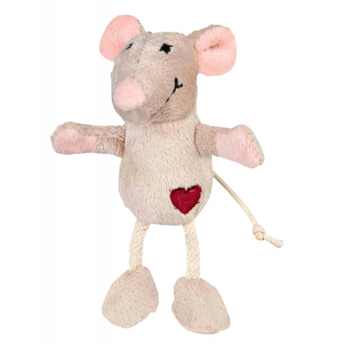 Rato Em Pelucia - 11 Cm (Bege)