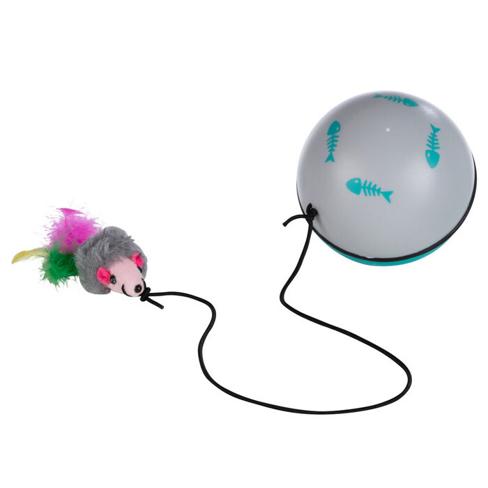 Turbinos - Bola C/ Motor E Rato P/ Gatos