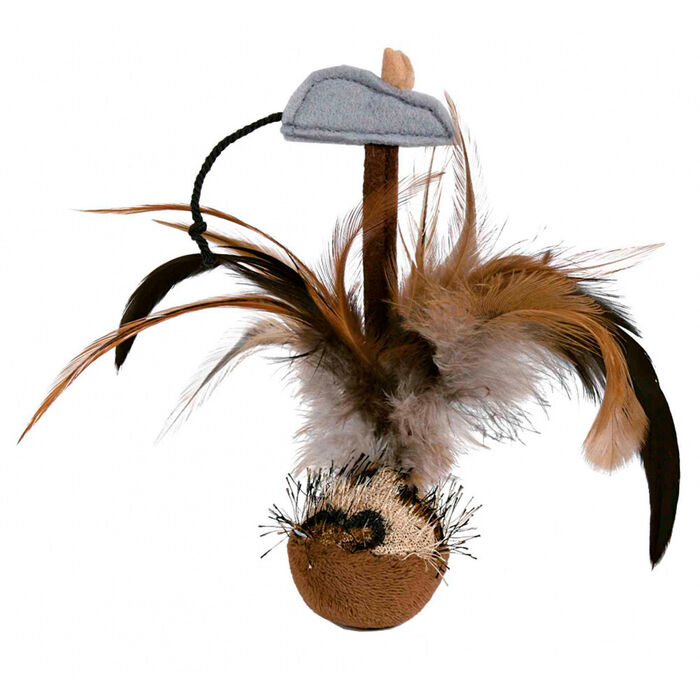 Bola C/ Pena E Rato - 15 Cm