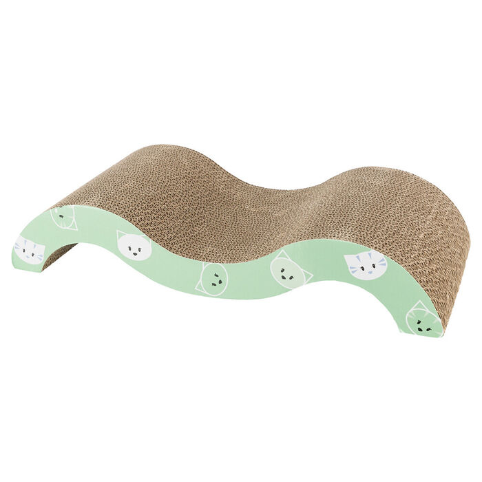 Arranhador Mimi Em Cartao (Para O Chao) 50X9X23 Cm (Menta)