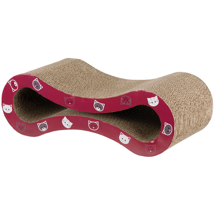 Arranhador Mimi Em Cartao (P/ Chao) 48X16X22Cm (Cinza)