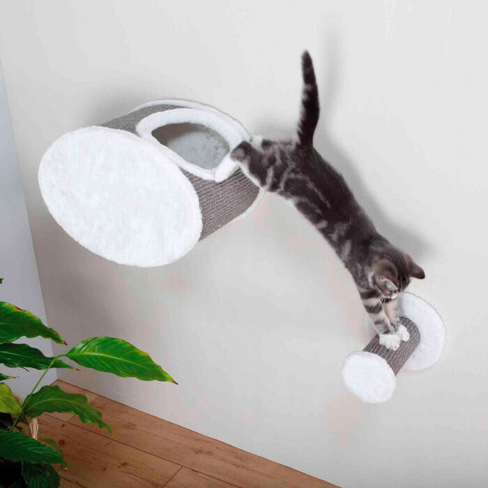 Degrau Para Fixaçao Na Parede Ø 18X22 Cm (Branco/Cinzento)