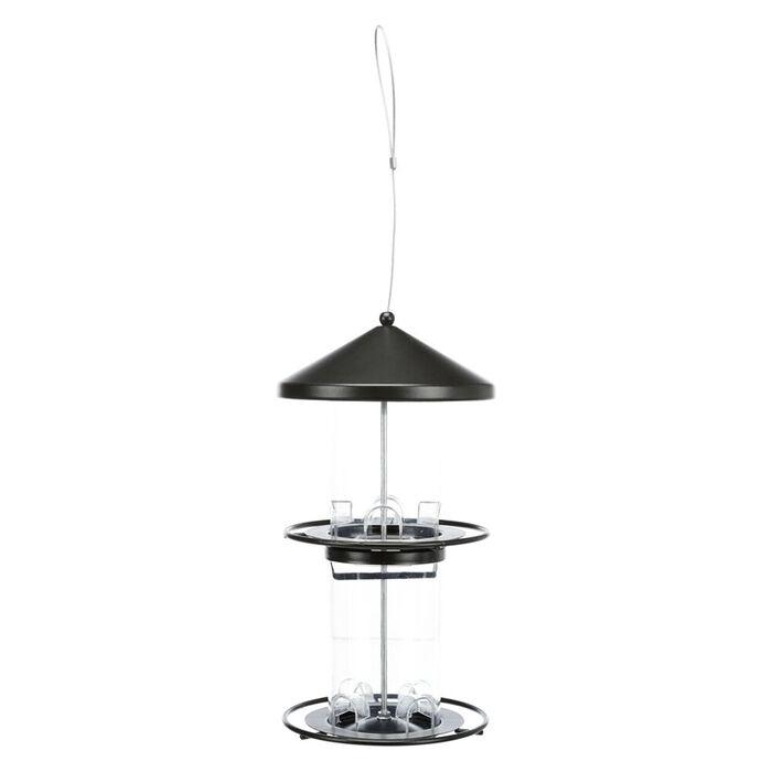 Comedouro Em Metal (C/ 2 Andares) P/ Suspender 2,300 Ml/36Cm