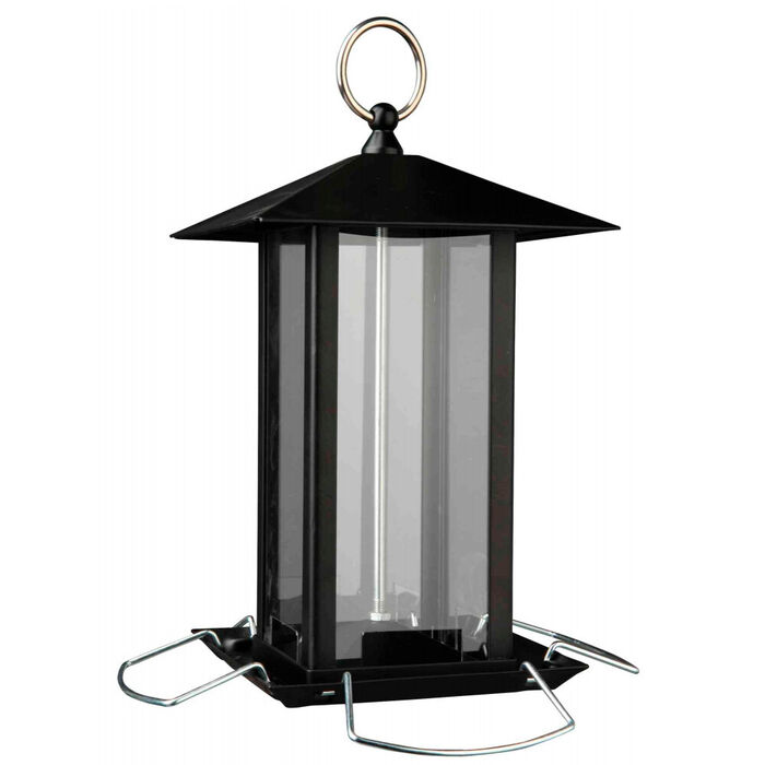 Comedouro Em Metal P/ Suspender 19X20X19 Cm (Preto)