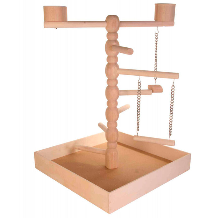 Parque De Diversao P/ Papagaios E Caturras - 41X55X41 Cm