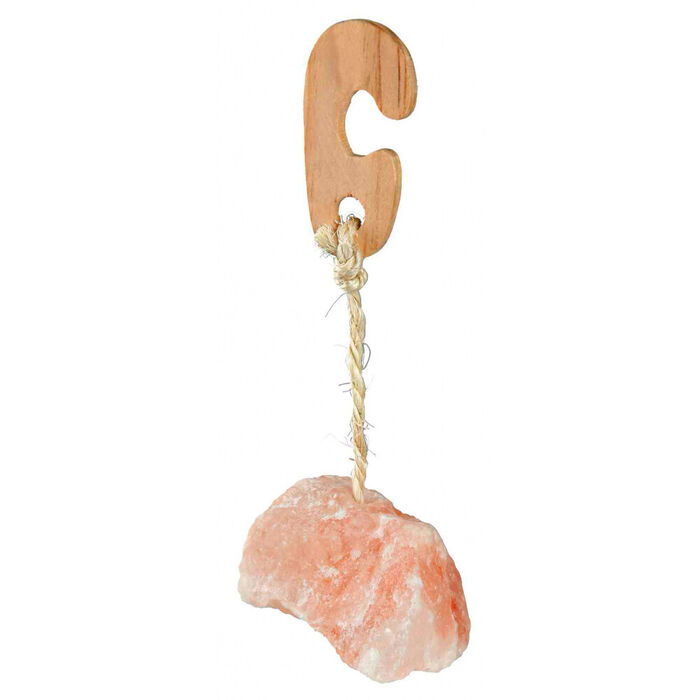 Pedra De Sais Minerais Dos Himalaias C/ Suporte - 60 Gr.