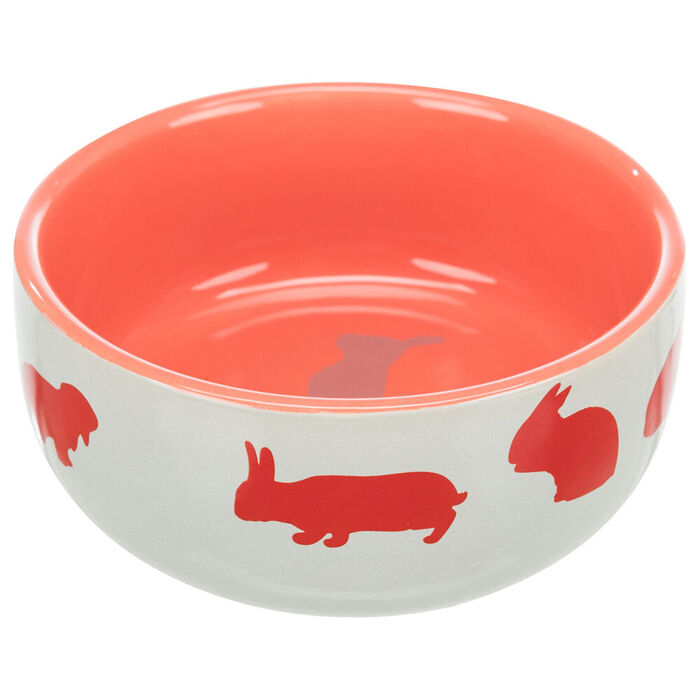 Gamela Em Ceramica C/ Motivos P/ Coelhos 250 Ml