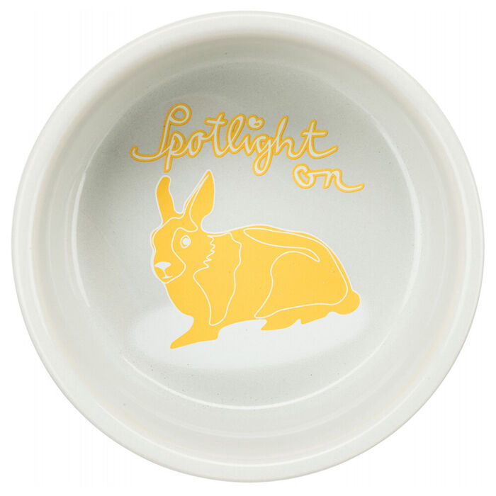 Gamela Em Ceramica Spotlight Comic P/ Coelhos 250Ml/Ø 11Cm
