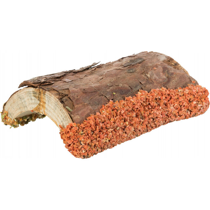 Tunel Em Madeira C/ Vegetais E Oleaginosas 16X8X20 Cm
