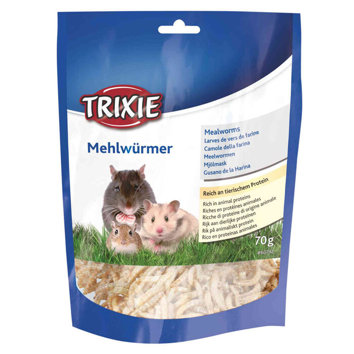 Vermes Da Farinha (Alim. Rico Proteinas) P/ Hamsters 70 Gr