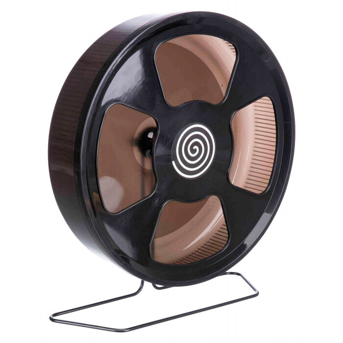 Roda Em Plastico C/ Suporte P/ Hamsters E Degus - Ø 28 Cm