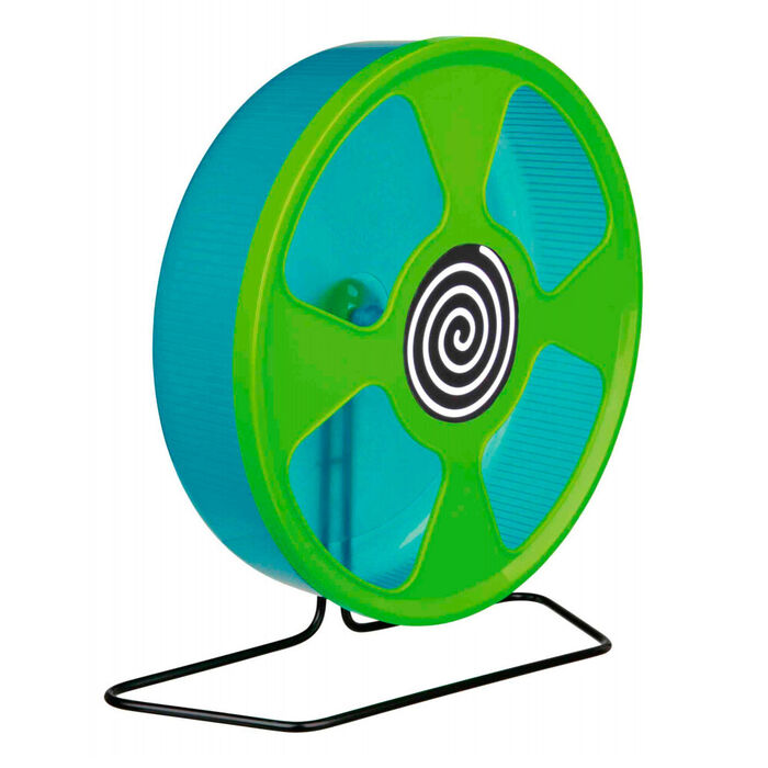 Roda Em Plastico C/ Suporte P/ Hamsters E Degus - Ø 33 Cm