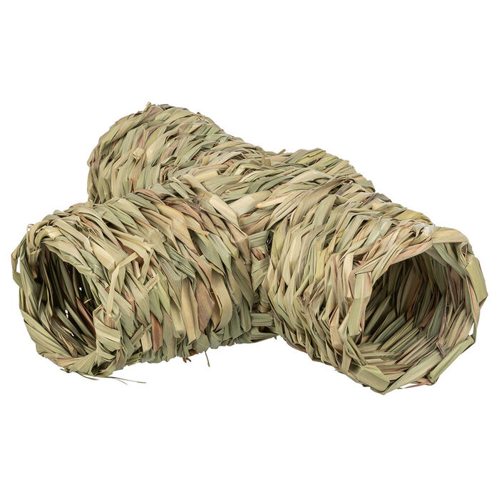 Tunel Em Feno P/ Hamsters E Degus 25X9X18 Cm