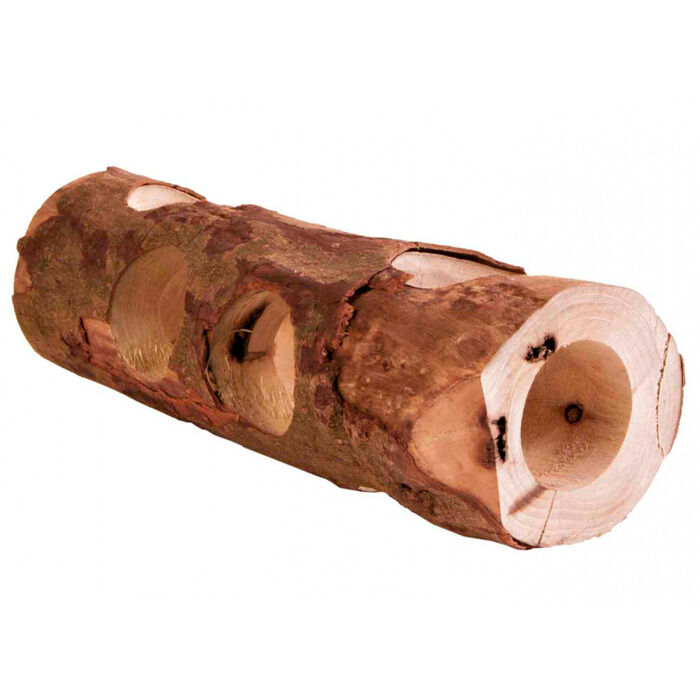 Tronco Furado P/ Roedores - 30 Cm