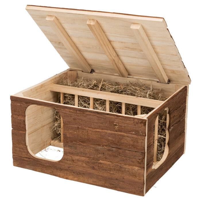 Casa Hilke Em Madeira C/ Porta Feno 40X23X32 Cm