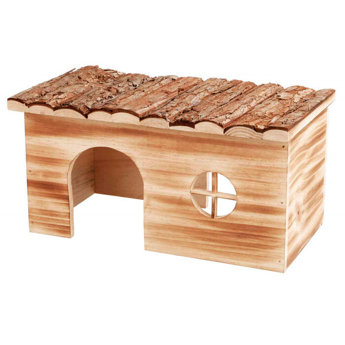 Casa Grete Em Madeira Flamejada 45X24X28 Cm