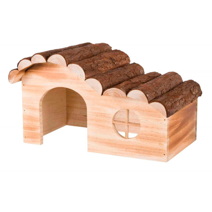 Casa Hanna Em Madeira Natural 29X18X18 Cm