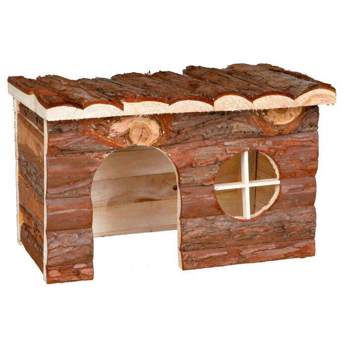Casa Jerrick Em Madeira Natural 28X16X18 Cm