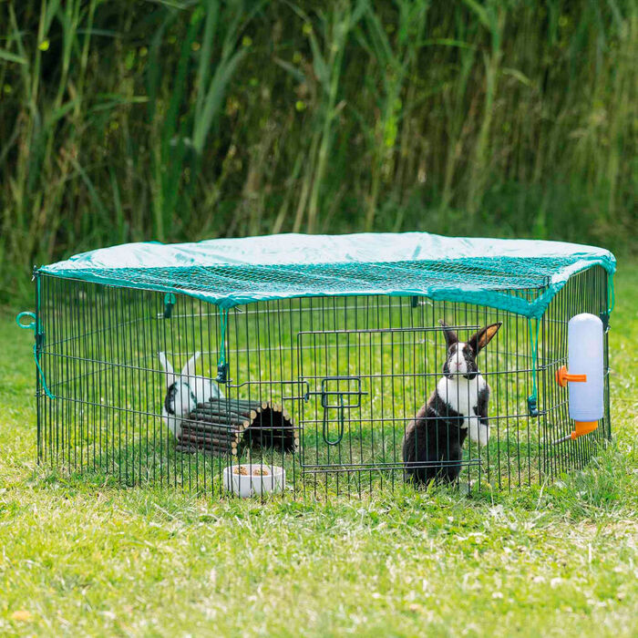 Cerca 6 Elementos C/ Rede Protecçao P/ Peq. Roed. Ø116X38Cm