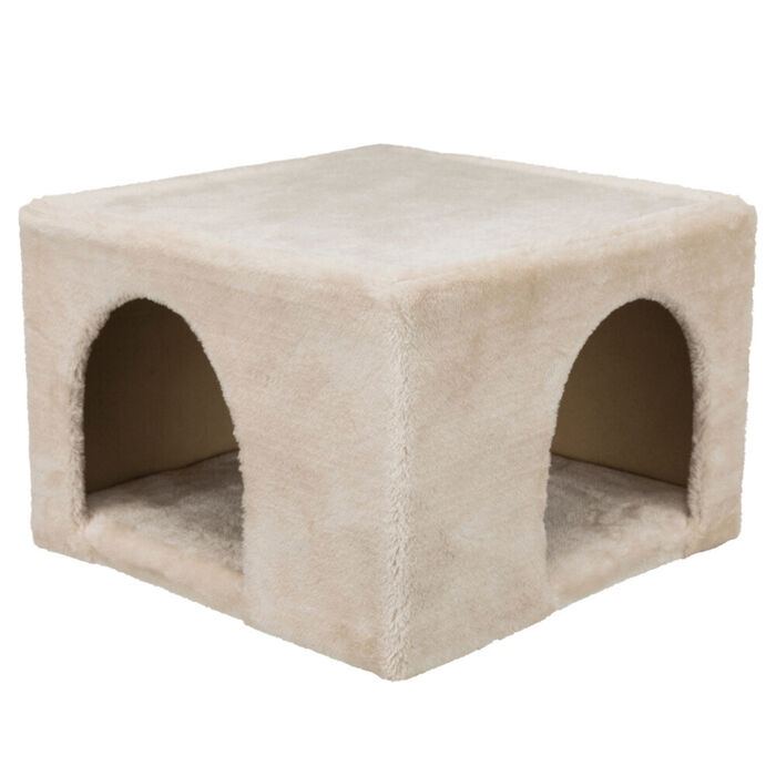 Nicho C/ 2 Entradas P/ Coelhos Anoes 36X25X36 Cm (Bege)