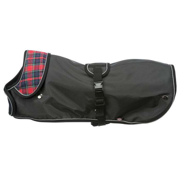 Capa Hermy P/ Caes 28 Cm (Preto/Vermelho)