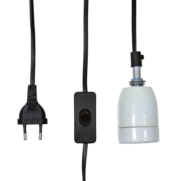 Suporte Ceramico Com Cabo E Interruptor