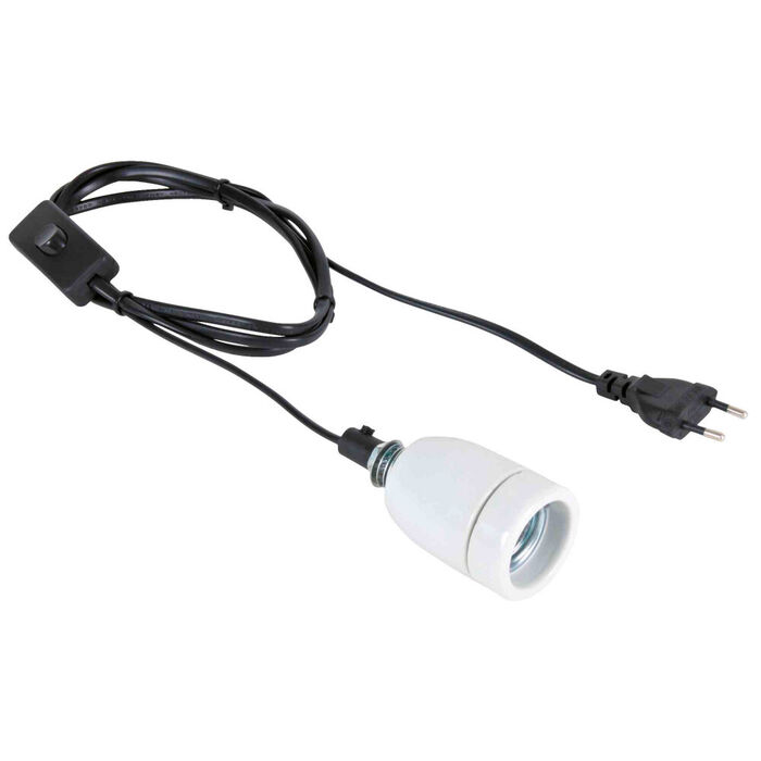Suporte Ceramico Com Cabo E Interruptor